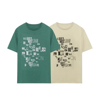 

Women T-shirt Letter Printed Short Sleeve T-shirt