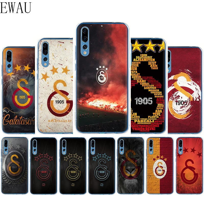 

EWAU Galatasaray SK Silicone Mattle phone case for Huawei Honor 6A 7A 7C 7X 8C 8X 8 9 Note 10 Lite view 20 9X pro