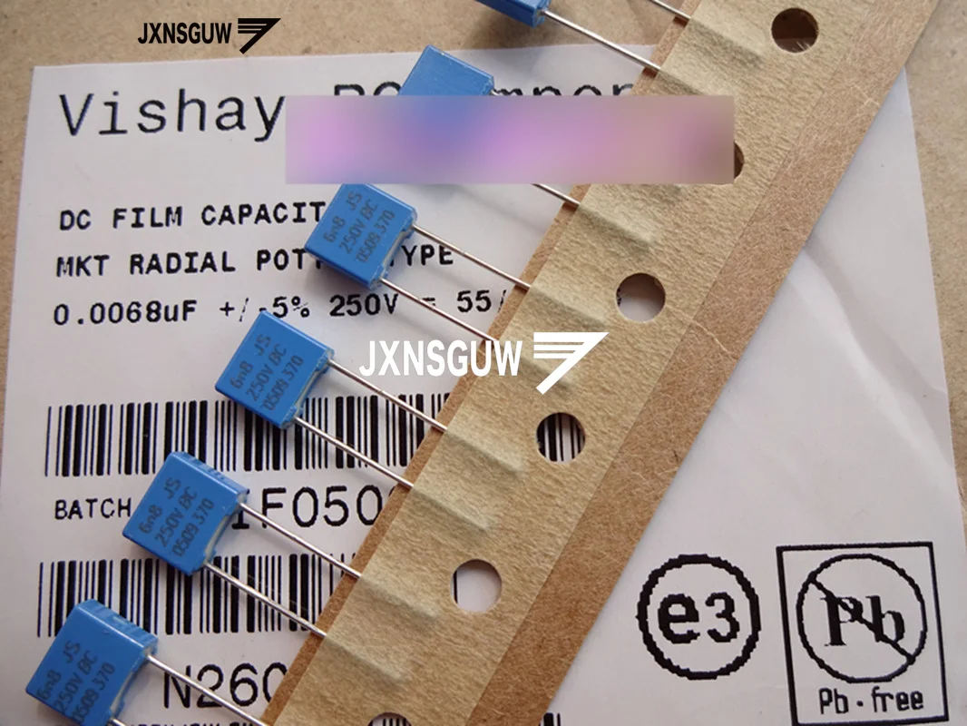 20 шт. оригинальный VISHAY BC MKT370 0.0068UF250V P5MM пленочный конденсатор 682/250V