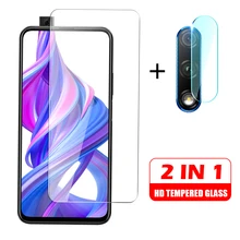 CHYI 2 в 1 для huawei p20 p30 mate20 lite glass 9H p20lite Защитная пленка для экрана для huawei honor 9x защитное стекло(China)