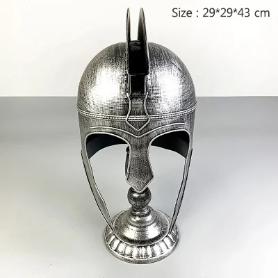 1913-Sliver Strongwell винтажный Европейский шлем римского воина статуя Металлообработка Броня железная модель подставки для домашнего декора аксессуары подарок - Цвет: 1913-Sliver