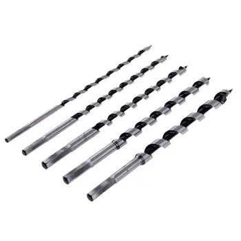 

5PCS 230mm Hex Shank Extra Long Point Twist Auger Wood Drill Bits Extra Long Brad Point Steel Woodworking Tool 6 8 10 12 14mm