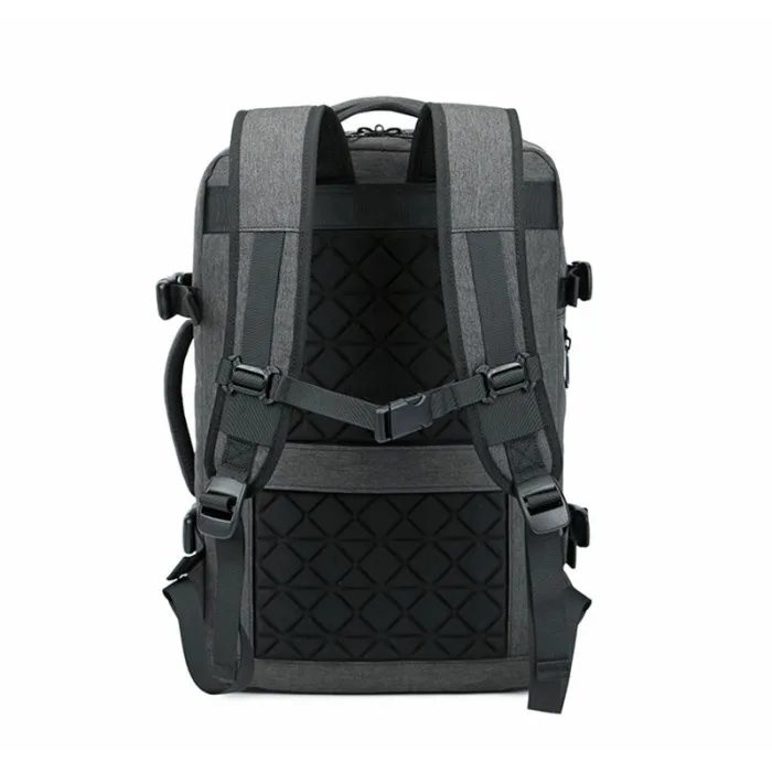 Men Stretchable Backpack Large Capacity with USB Charging Port Knapsack for Travel Outdoor O66