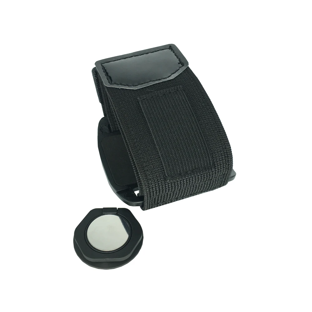 Support Téléphone Au Poignet - Brassard Et Dragonne Amovibles - Rotation 360°, Serrage Sécurisé - Pour Sport, Rando, Vélo