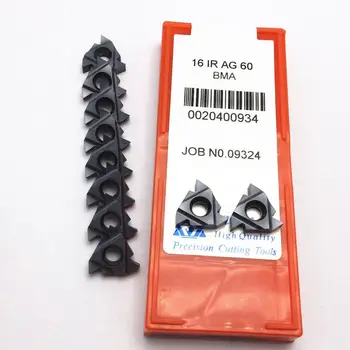

10PCS threaded insert 16IR AG60 BMA Carmex CNC threaded carbide insert Carmex lathe turning insert tool 16IR