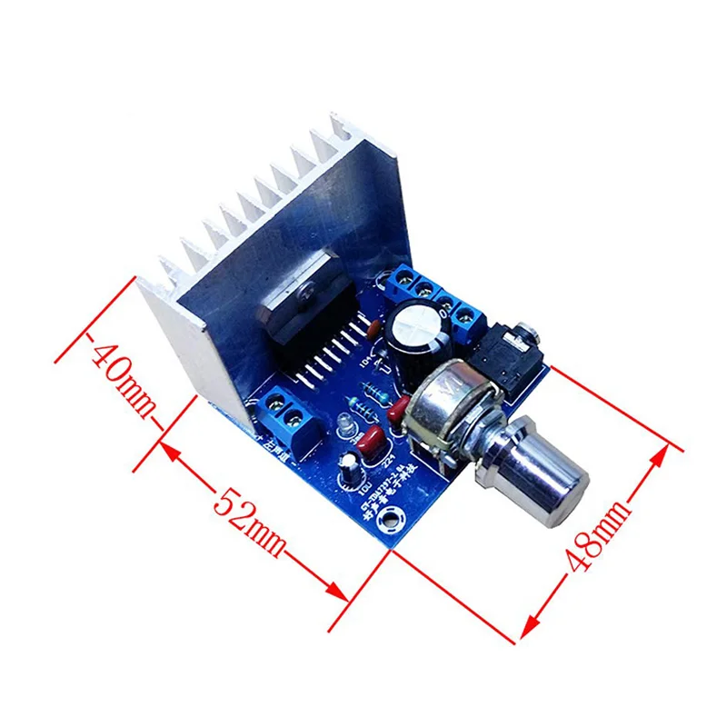 Цифровой аудио модуль усилителя двухканальный без Шума AC/DC12V TDA7297 VDX99