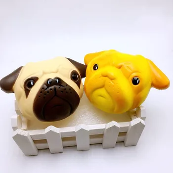 

Squishy Kawaii Compress Toy For Child Exquisite Fun Crazy Dog Scented Charm Slow Rising 8cm Simulation Kid Toy Gift #318