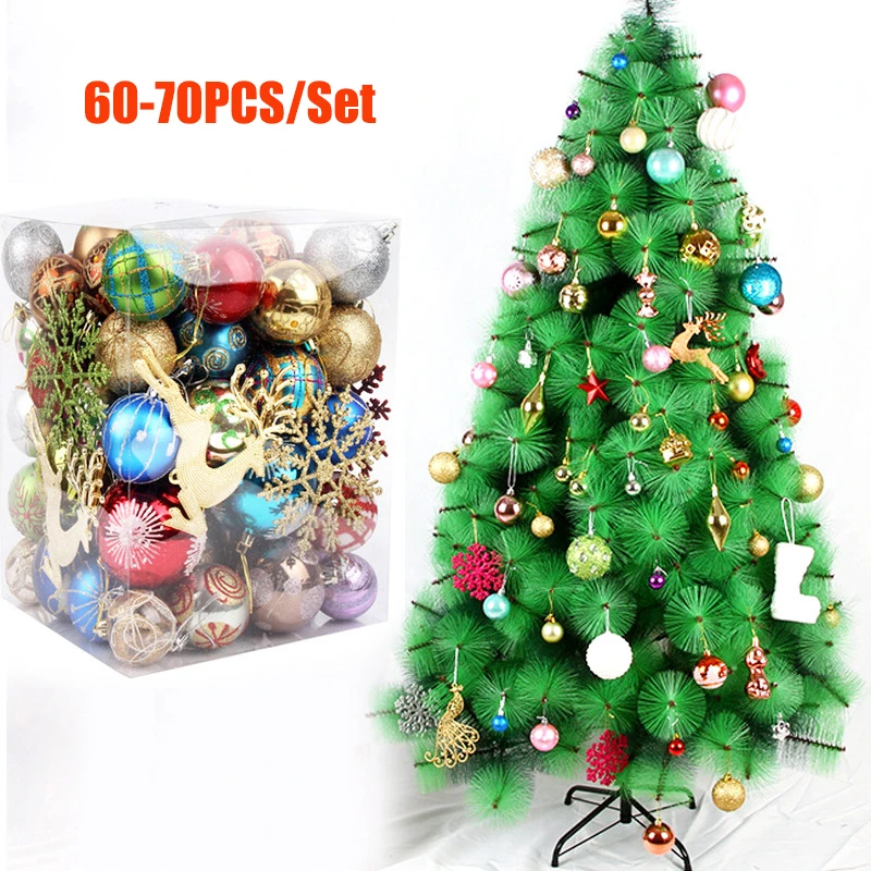 Christmas Balls,shatterproof Hanging Tree Balls Set Creative Painted