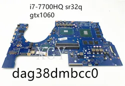 Carte mère originale pour ordinateur portable hp 15 cb Dag75ambad0 L04934 601 L07935 601 sr32s i7 7700hq N17P G1 A1 100% testé OK 
