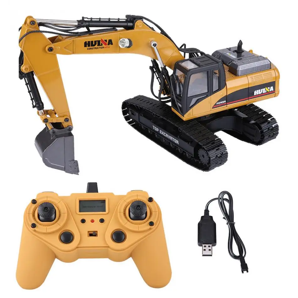 

Free Shipping To US/ Huina 1580 23 Channel 1/14 Scale Full Functional Remote Control Excavator