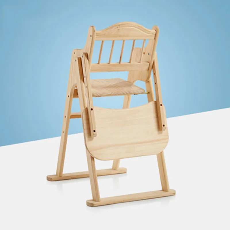 Baby High Feet Feeding Chair Multifunction Foldable Don't Have To Install It Yourself Birthday Gift Child Booster Seat Summer