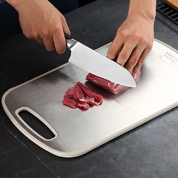 

Cutting Board Antibacterial Wheat Straw Cutting Board Cutting Fruit Cutting Kitchen Tool Accessories 304 Stainless Steel