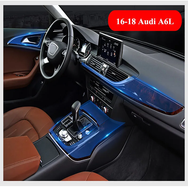 

For Audi A5 2013-2017 TPU Transparent Tough Protective Film Dashboard Navigation Screen Scratch Proof Anti Fingerprint Sticker