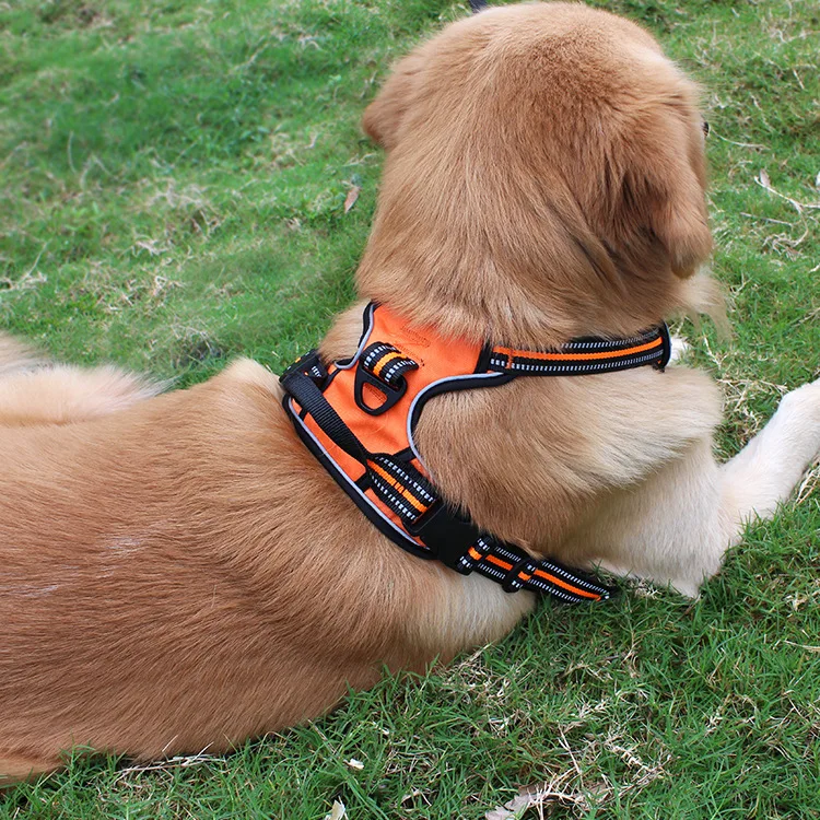 Arnés reflectante y duradero para нашивками perros arnés grande регулируемые para нашивками perros arnés para caminar para нашивками perros pequeños y medianos