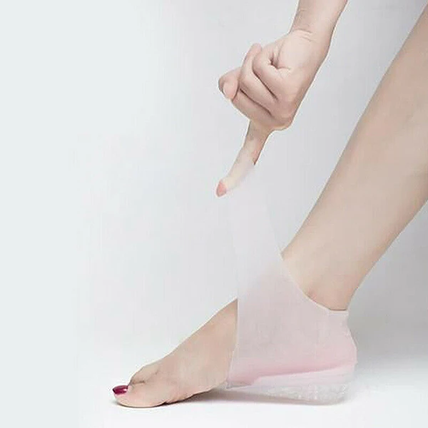 1 пара невидимых подтягивающих подкладок для пятки, вкладыши для увеличения стельки, облегчающие боль для женщин и мужчин, облегчающие боль в ногах