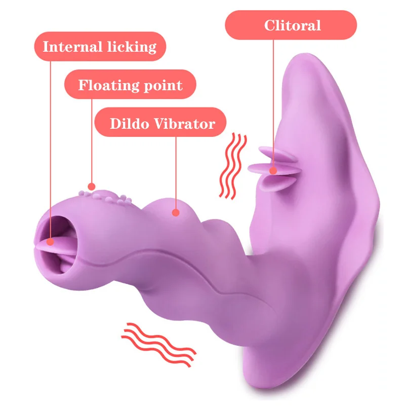 Wireless Wearable Vibrator 7 Speeds Dildo Vibrating G-Spot Clitoris Stimulator Erotic Sex Toy for Women Sexual