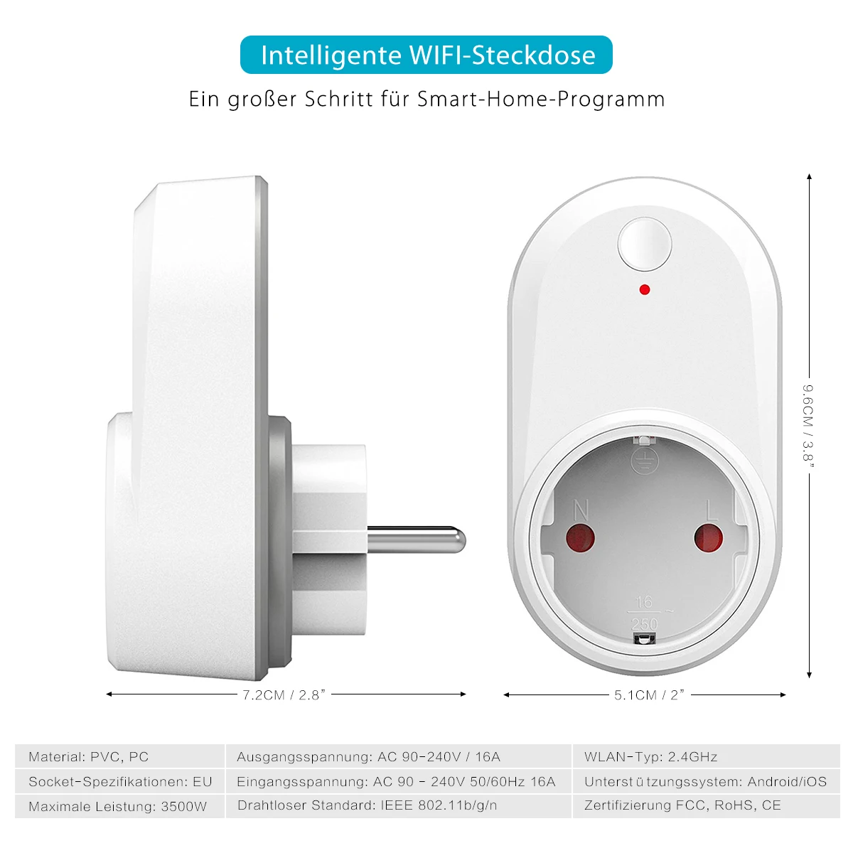 ЕС WI FI Smart Plug Мощность розетка светильник выключатель таймер 220V Беспроводной
