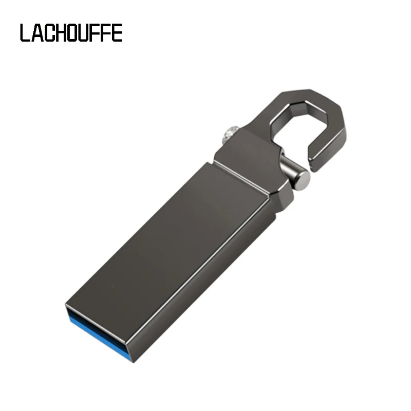Серый Водонепроницаемый флеш-диск USB 3,0, флеш-накопитель 256 ГБ, 128 ГБ, 64 ГБ, металлический флеш-накопитель, usb флешка, 32 ГБ, 16 ГБ, флеш-накопитель, usb 128 ГБ - Цвет: Серый