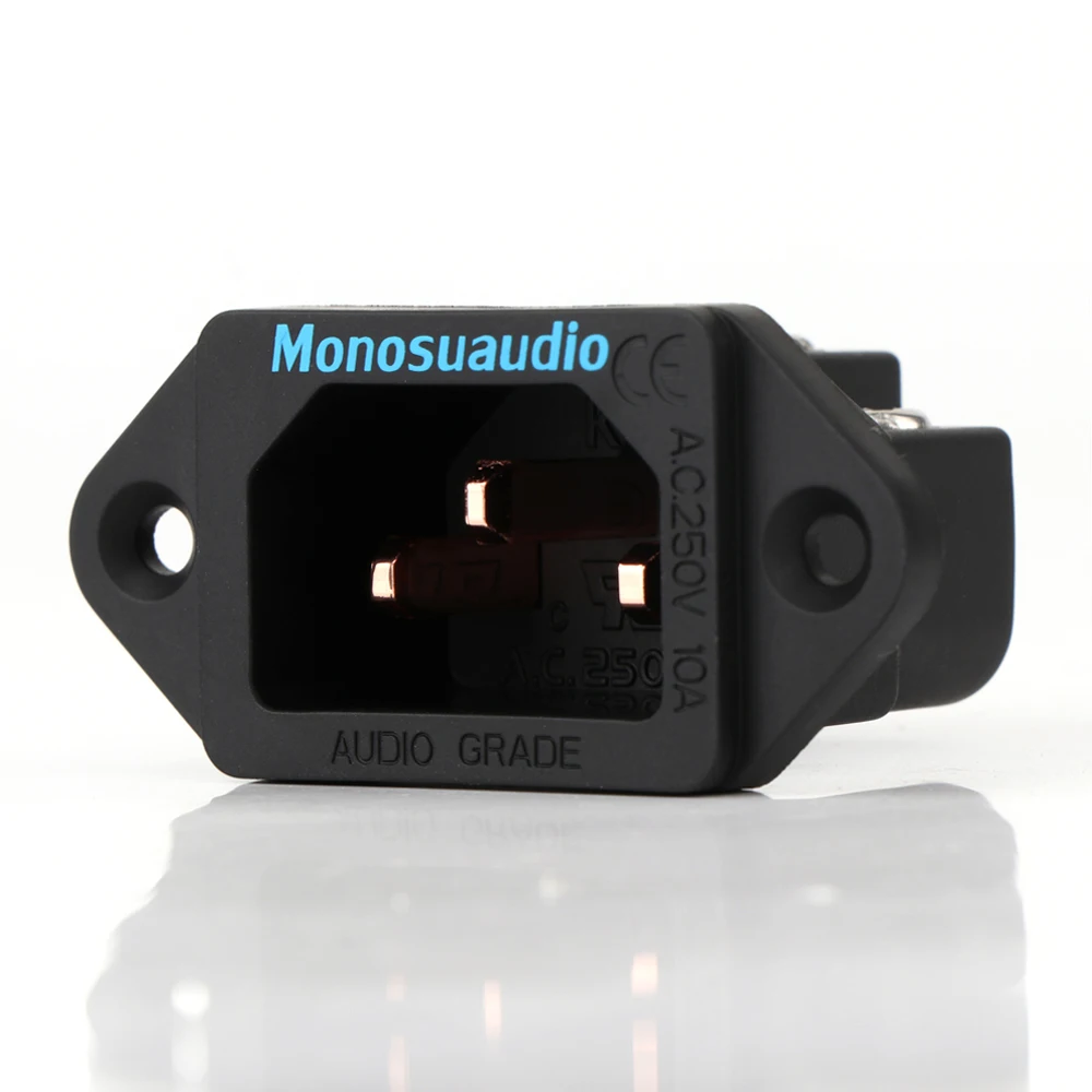 1 шт. Monosaudio IB70(C) Чистая красная медь на входе разъем питания чистая AC IEC розетка |