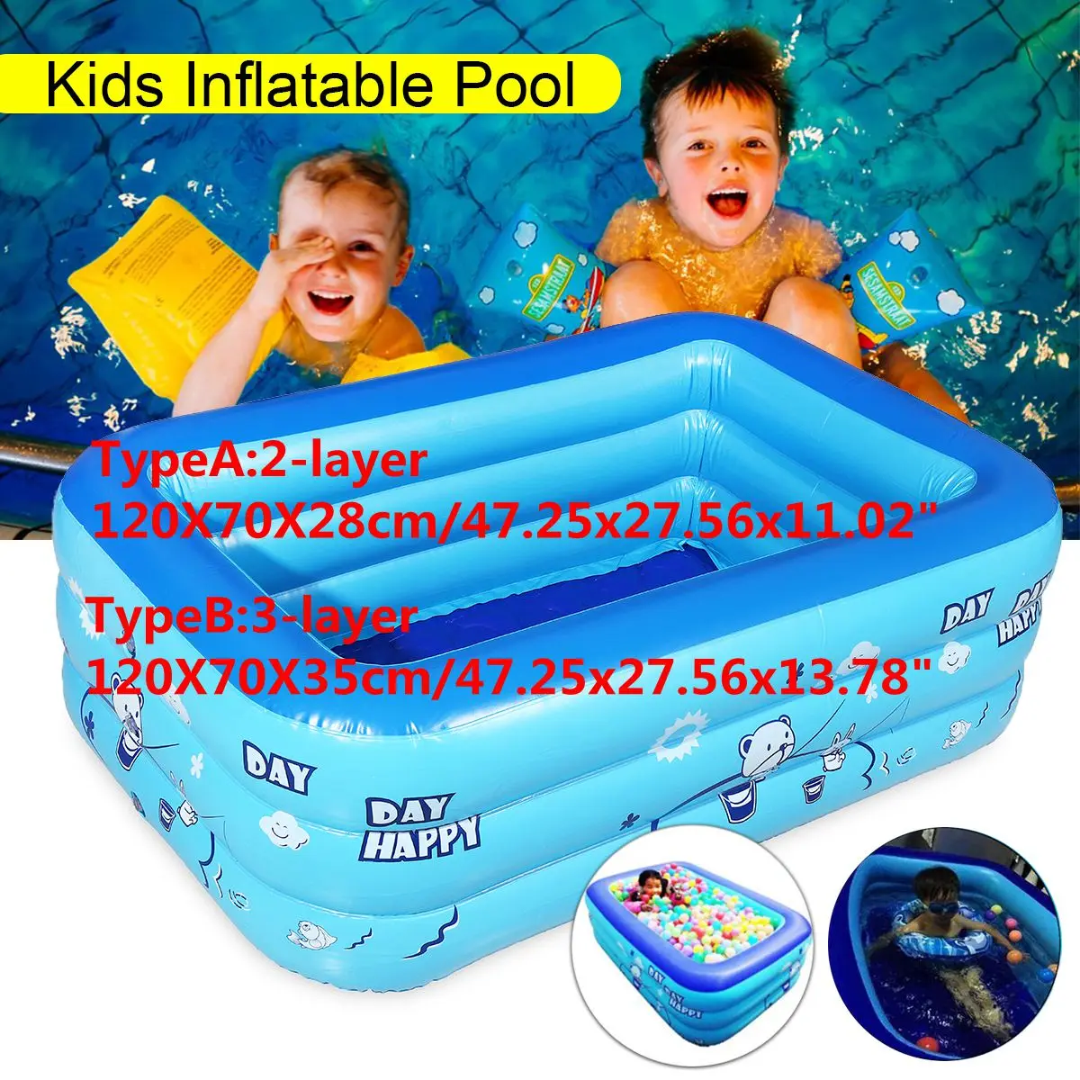 verão ao ar livre indoor crianças novo camadas crianças piscina inflável banheira de banho bebê criança casa ao ar livre grande natação quadrado