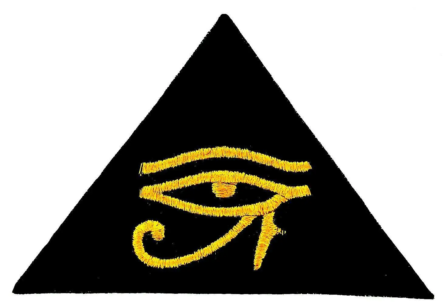 

Hot! backpack embroidered badge eye of horus biker symbol iron on patch (≈ 7.4 * 5 cm)