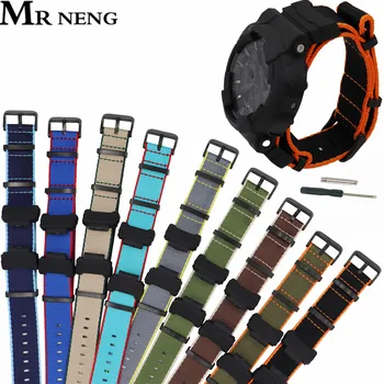 

NATO ZULU Strap Nylon Canvas Watchband for G S GA110/100/120/150/200/400 GD-100/110/120 DW-5600 GW-6900Bracelet Wrist Band