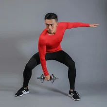 Высококачественные Компрессионные спортивные костюмы для мужчин, быстросохнущая Спортивная одежда для бега, бегунов, тренировок, тренажерного зала, фитнеса, тренировок, бега