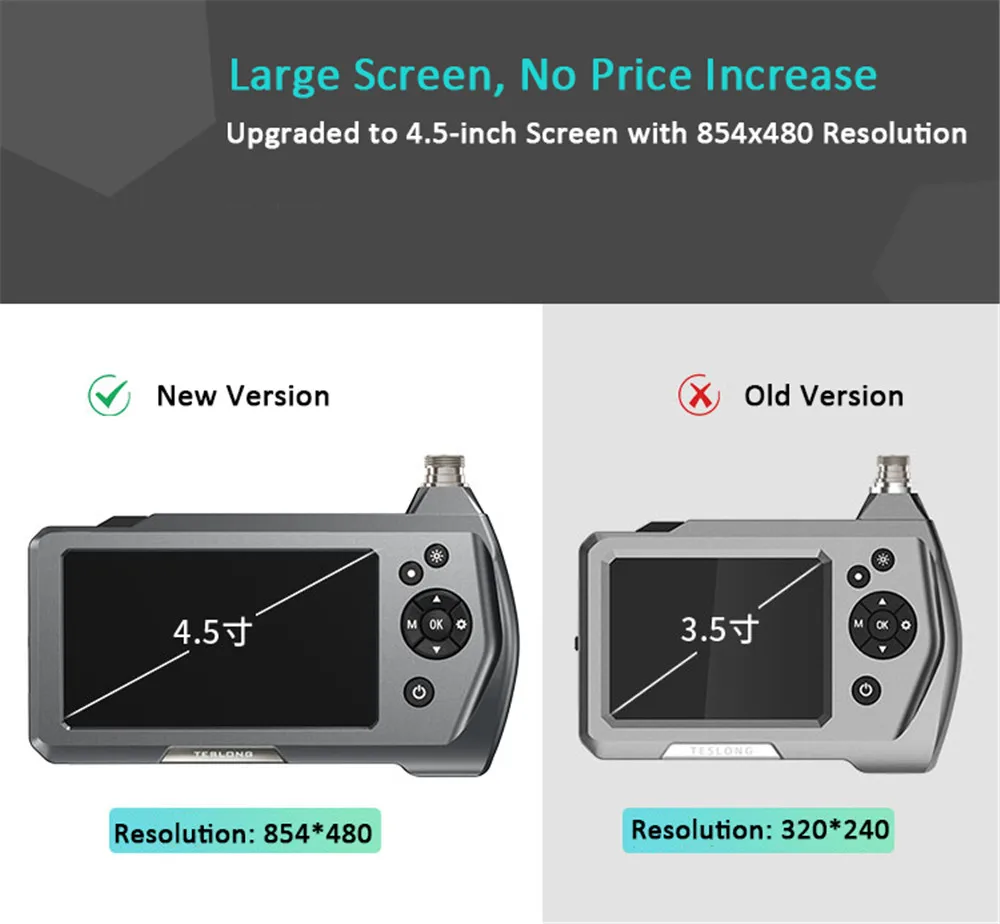 hd 4.5 screen screen tela ip67 tubo