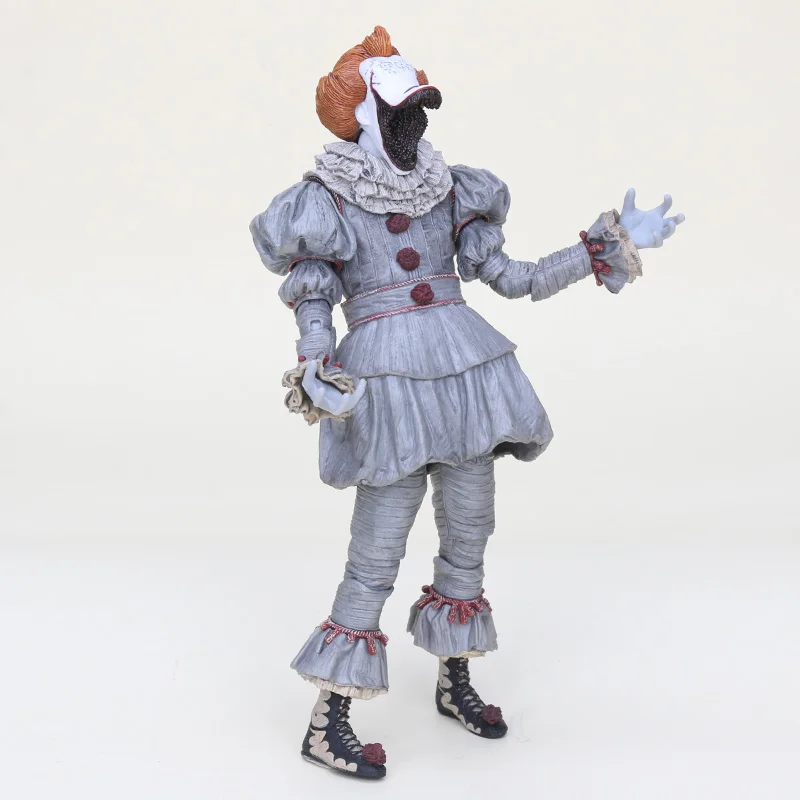 18 см NECA фильм ужасов Стивен Кинг это Pennywise Джокер клоун BJD ПВХ Фигурки Игрушки для мальчиков рождественские куклы дети подарки на Хэллоуин