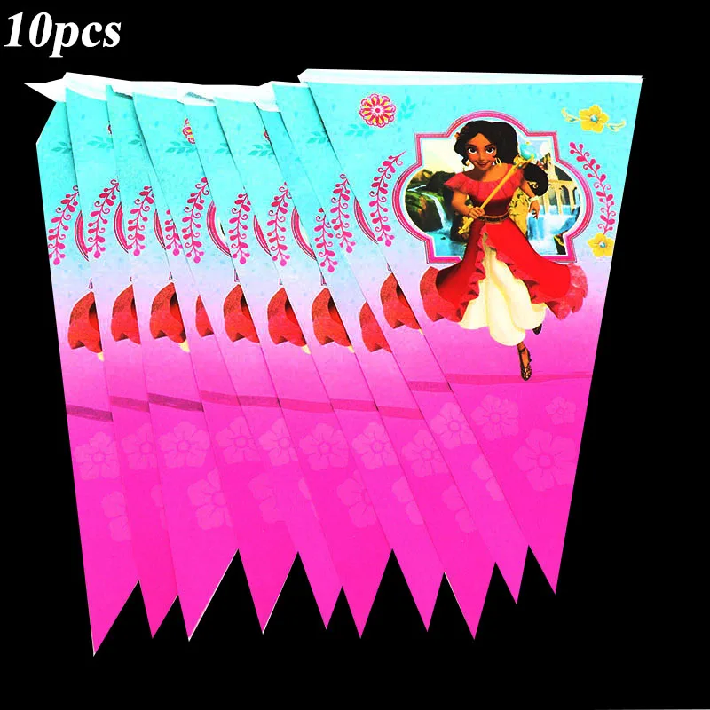 10 шт./лот с персонажем мультфильма Елена принцесса авалора тема вечерние баннеры