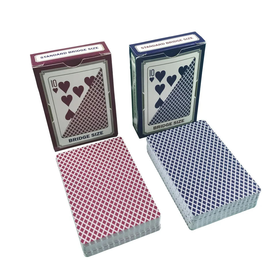 Easytoday 10PcsSet Baccarat Texas Hold'em Plastic Playing Cards Game Set Waterproof Frosting Poker Card Board Bridge Poker Card (1)