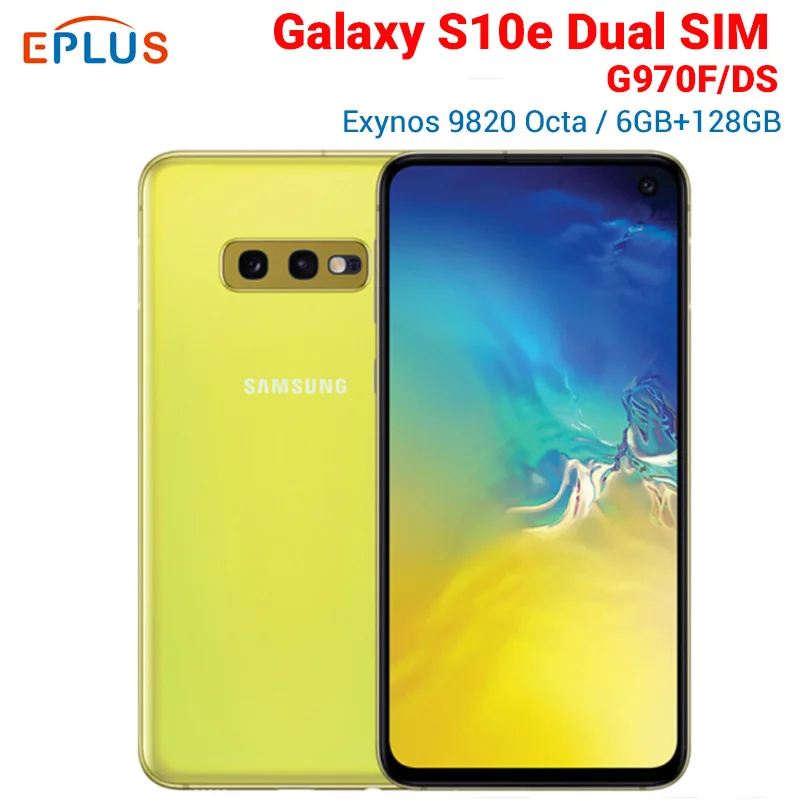 Глобальная версия 5," samsung Galaxy S10e G970F-DS Dual SIM мобильный телефон Exynos 9820 6 Гб ram 128 Гб rom Android 9,0 4G смартфон