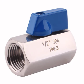 

DERNORD Mini Ball Valve - Stainless Steel ball valve 1/2" NPT Thread (1/2" Female&Female)