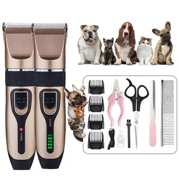 

Hot Electric Pet Dog Clippers Hair Trimmer USB Rechargeable Professional Pet Grooming Tool Cat Dog Comb Scissors Hair Machine