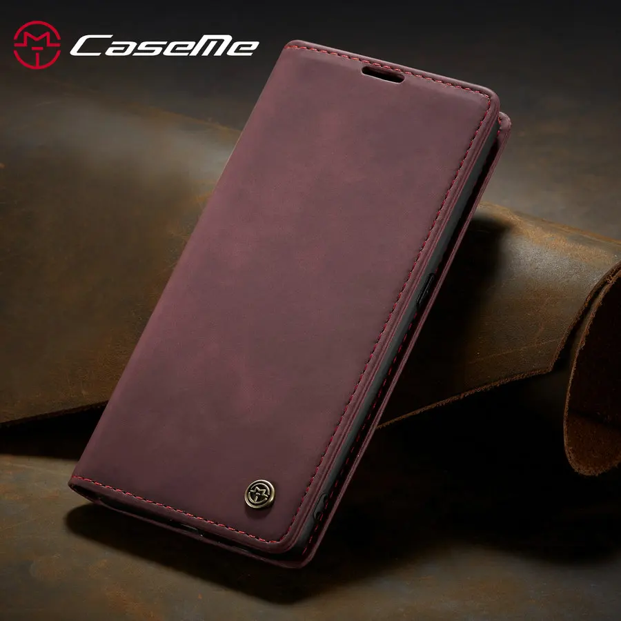 CaseMe Case For Samsung Galaxy A52 a72 A50S A40 A20 A80 A90 A70 A51 A71 A81 A91 M31 Flip Magnetic Leather Wallet Cover M30S M10 kawaii samsung phone cases Cases For Samsung