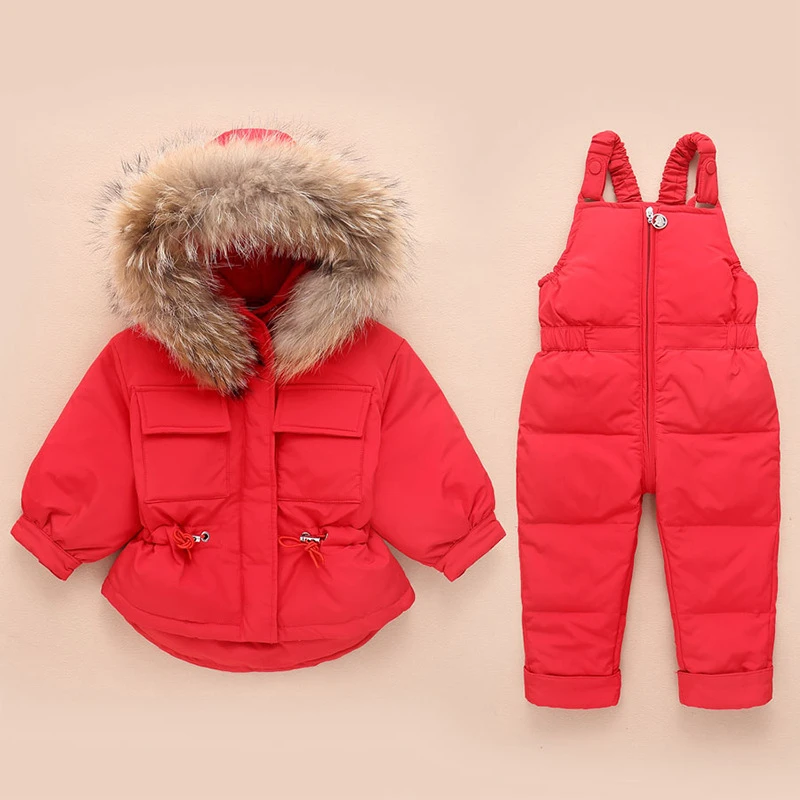 UK Winter Baby Rompers Warm Down Jacket Overalls Hooded Boys Girls Clothes Coat 