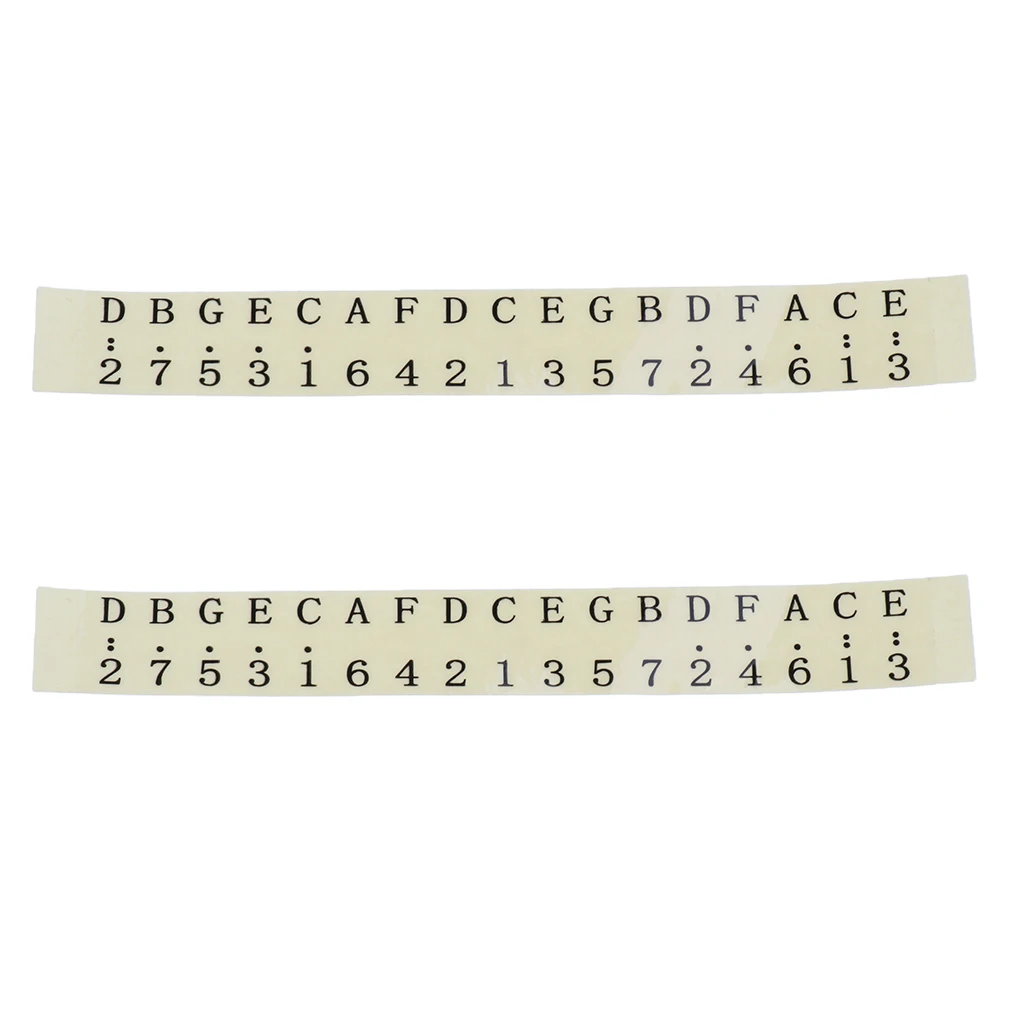 2x 17 Key Kalimba Scale Key Stickers for Beginner Learner Kalimba Accs 2x 17 Key Kalimba Scale Key Stickers for Beginner Learner Kalimba Accs