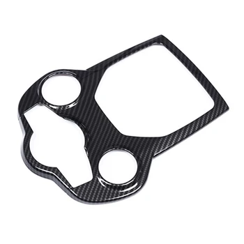 

Carbon Fiber Style For Alfa Romeo Giulia Stelvio 2016 2017 2018 Abs Chrome Center Console Decoration Frame Trim Car Parts