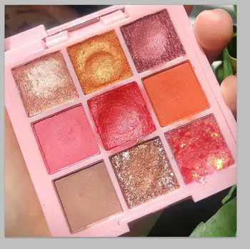 

Ruili memory make-up of the republic of China the earth color scratchable latex mousse mashed potatoes 9 color eye shadow