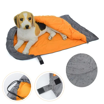 

Pet Sleeping Bag Dog Bed Kennel Waterproof Dog Bed Mat For Traveling Camping Outdoor Polyester Fleece Sleeping Bag