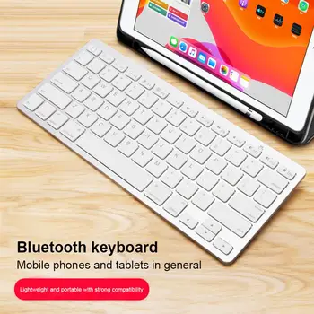 

Ultra-Slim Bluetooth Keyboard Wireless Keyboard Ultra-Slim Silent for iPad iPhone and Other Bluetooth Enabled Devices