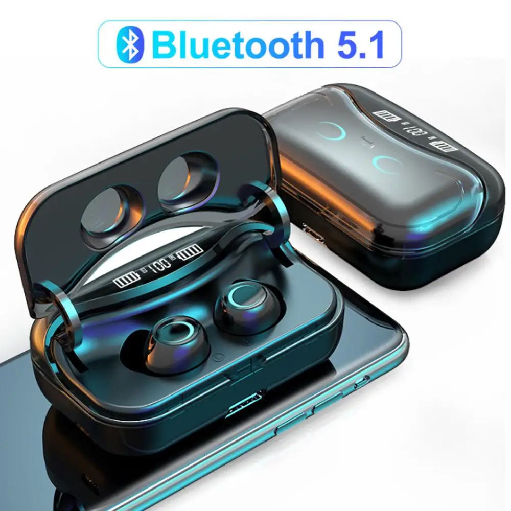 G08 Bluetooth 5 1 наушники с сенсорным управлением беспроводные HiFi IPX7 водонепроницаемые