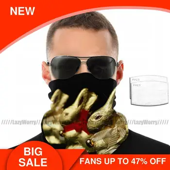 

Easter Bunny Mouth Face Mask Lindt Bunnies Facial Mask with 2 Filters Fashion for Adult Nice Mask
