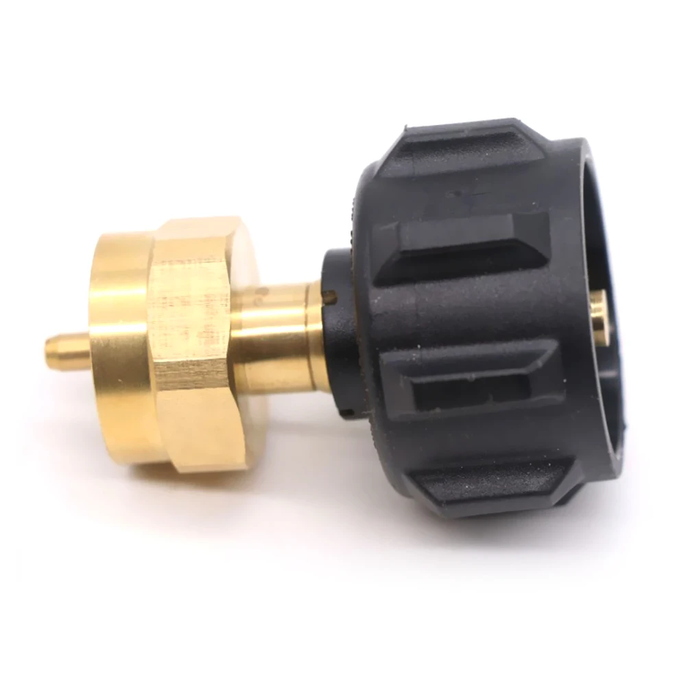 

QCC1 to POL One Pound Gas Cylinder Inflation Adapter With Over-Current Protection Brass Interface Accessories