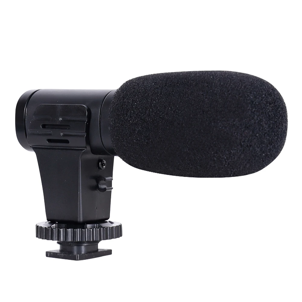 MIC-06 Camera Microphone 3.5mm/0.14inch Video Microphone Interview Microphone Efficient Portable Microphone Set for Meeting