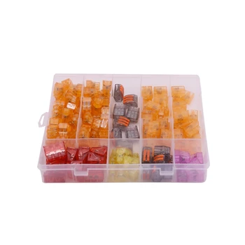 

Good Quality 144 Pcs/Box 7 Types Insulated Ferrule Terminals Cage Spring Universal Compact Connector Terminals