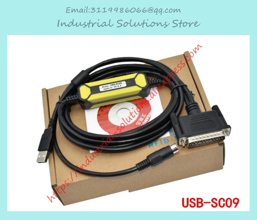 SC-09 Кабель для программирования PLC кабель для передачи данных кабель для загрузки кабель связи SC 09 для FX последовательный серийный ПЛК SC-09
