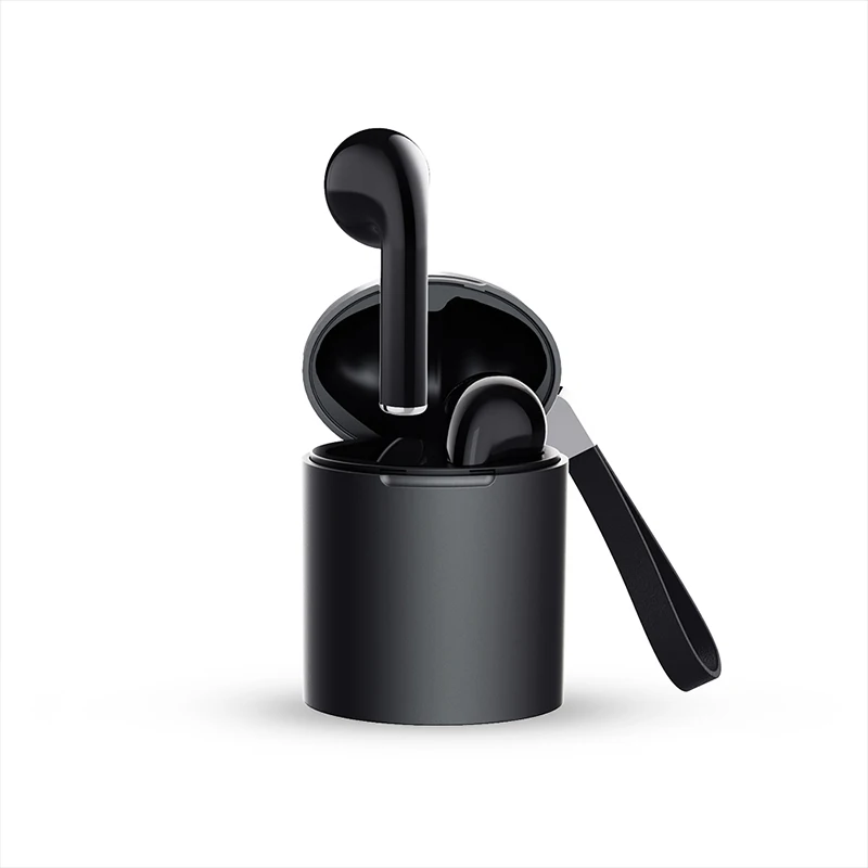 Black X10 V5.0 Bluetooth Автоматическое Сопряжение стерео бас наушники беспроводные IPX5 водонепроницаемые сенсорные наушники гарнитура портативный ремешок чехол для зарядки - Color: Black