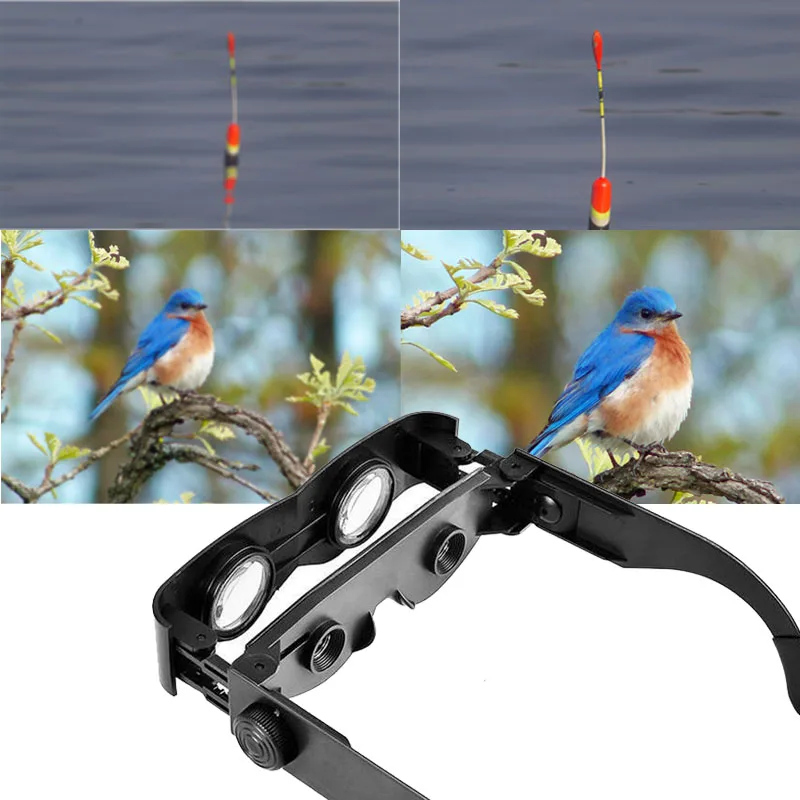 Men 3x Zoomable Telescope Magnifying Glasses Women Magnifier Eyewear