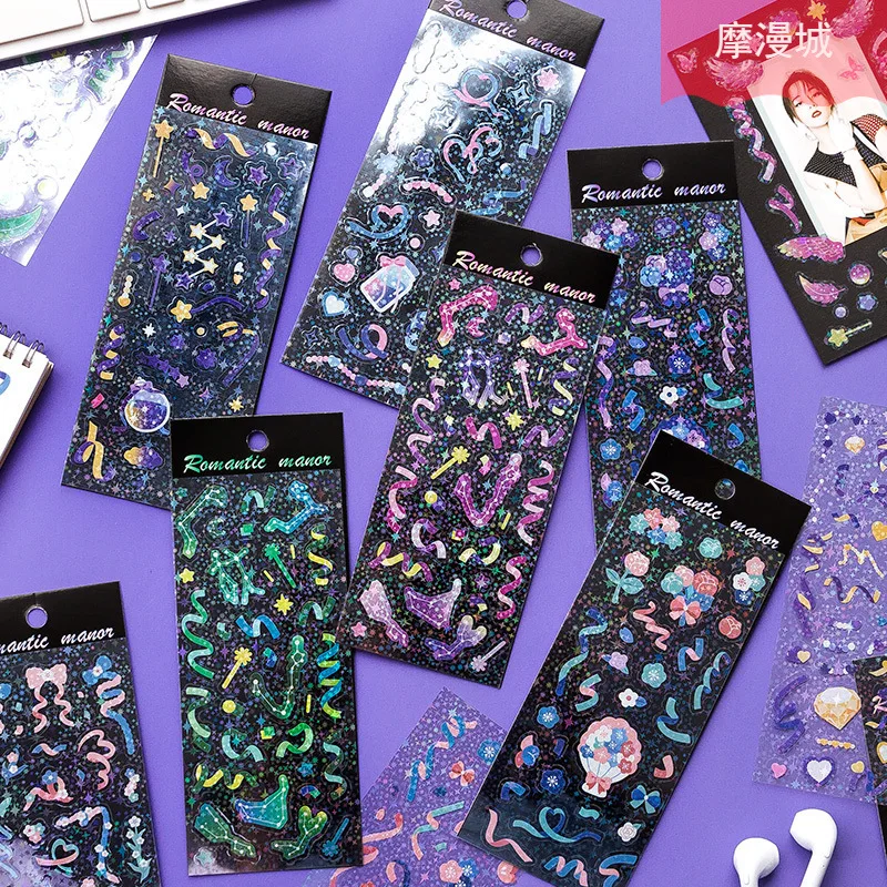 3 шт./лот кавайные канцелярские наклейки романтическая серия усадьбы для